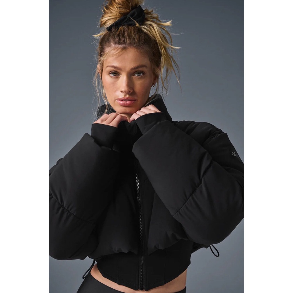 Alo Yoga Main Act Corset Puffer Black M - Picture 5 of 16